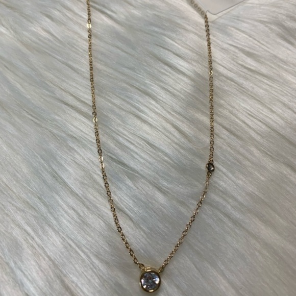 CZ By Kenneth Jay Lane Dainty Necklace - Picture 4 of 4